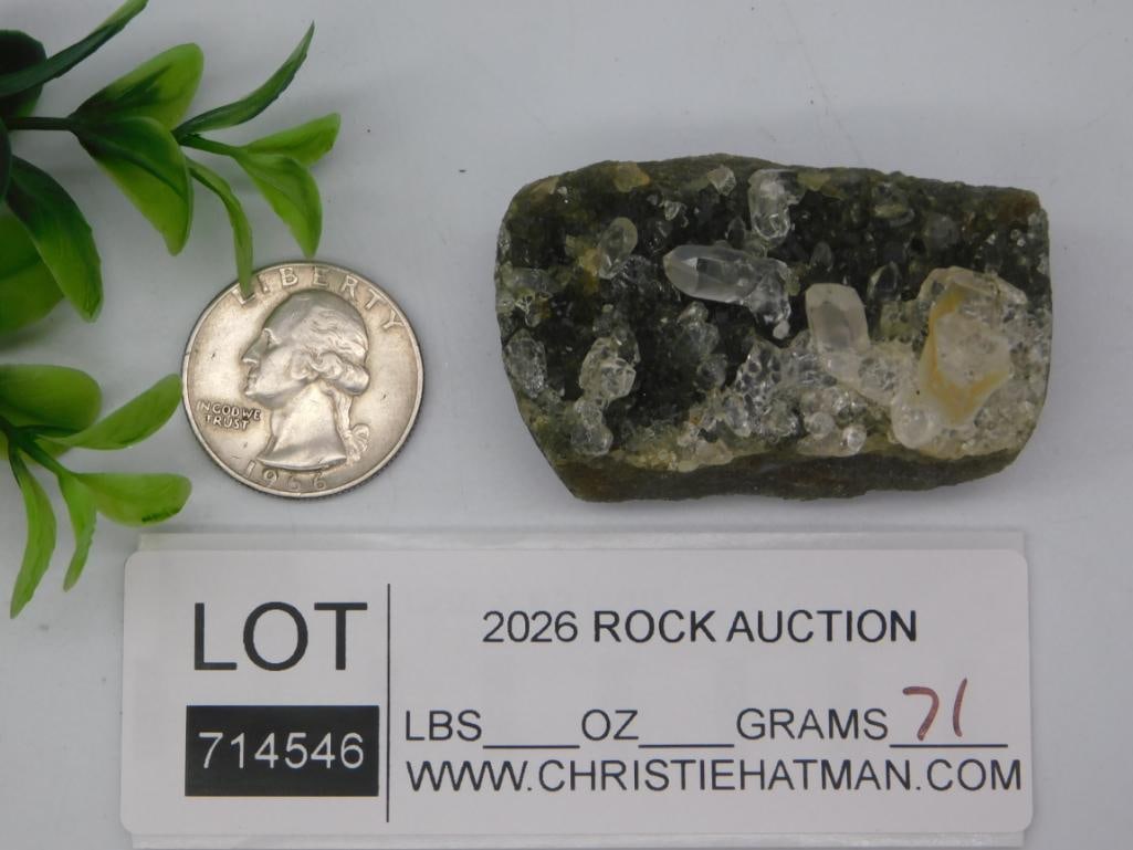 Natural Quartz Crystal Cluster on Matrix - 2