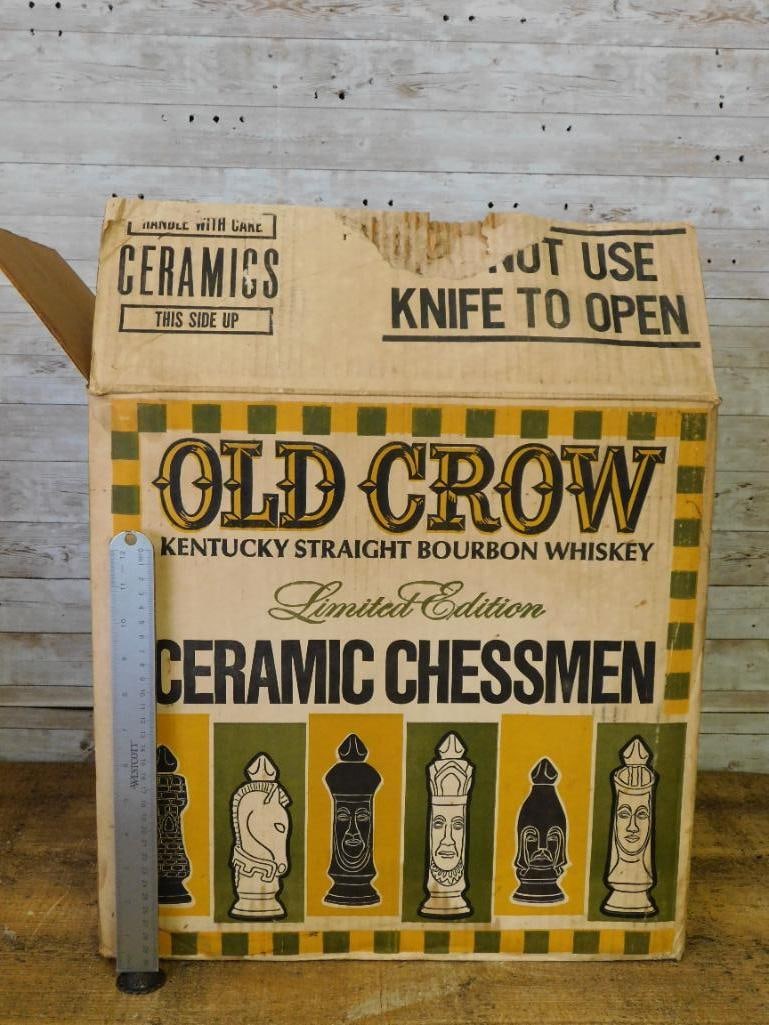 Old Crow 24 pc. Castle Chess Set - 7