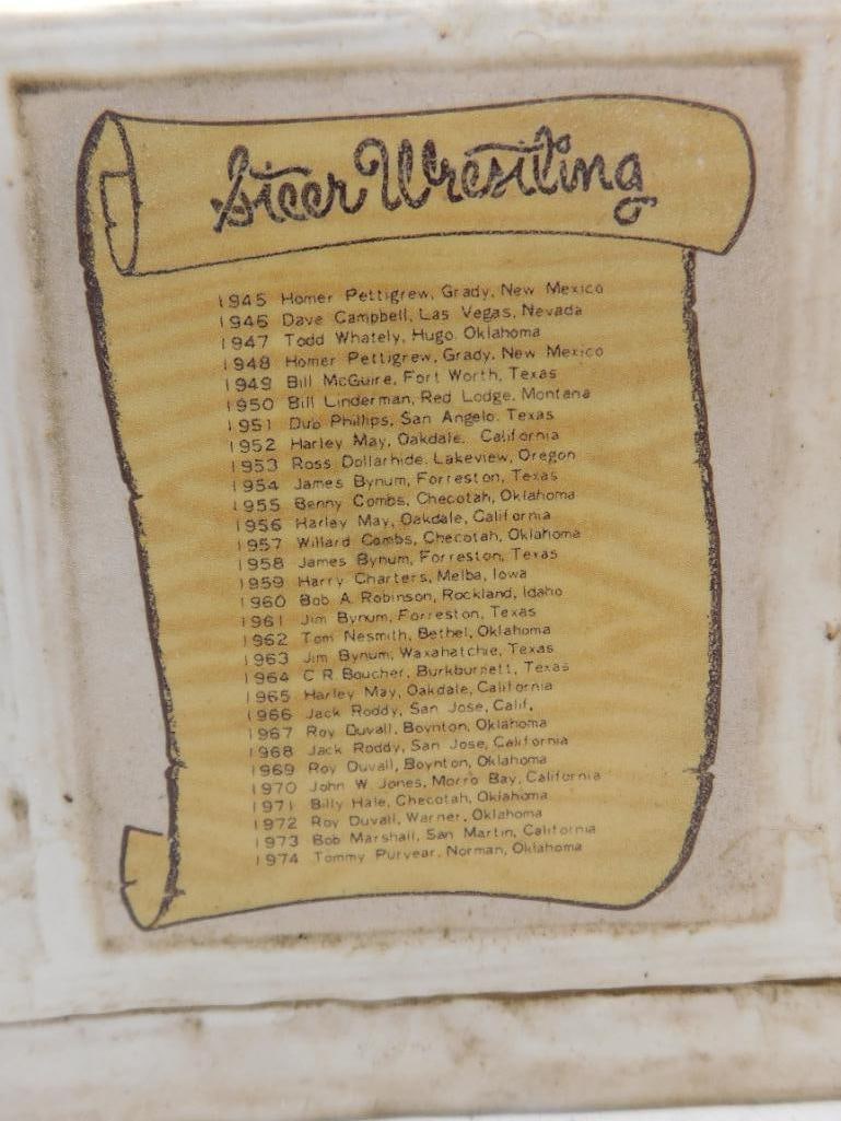 Hoffman PRCA Rodeo Steer Wrestling - 3