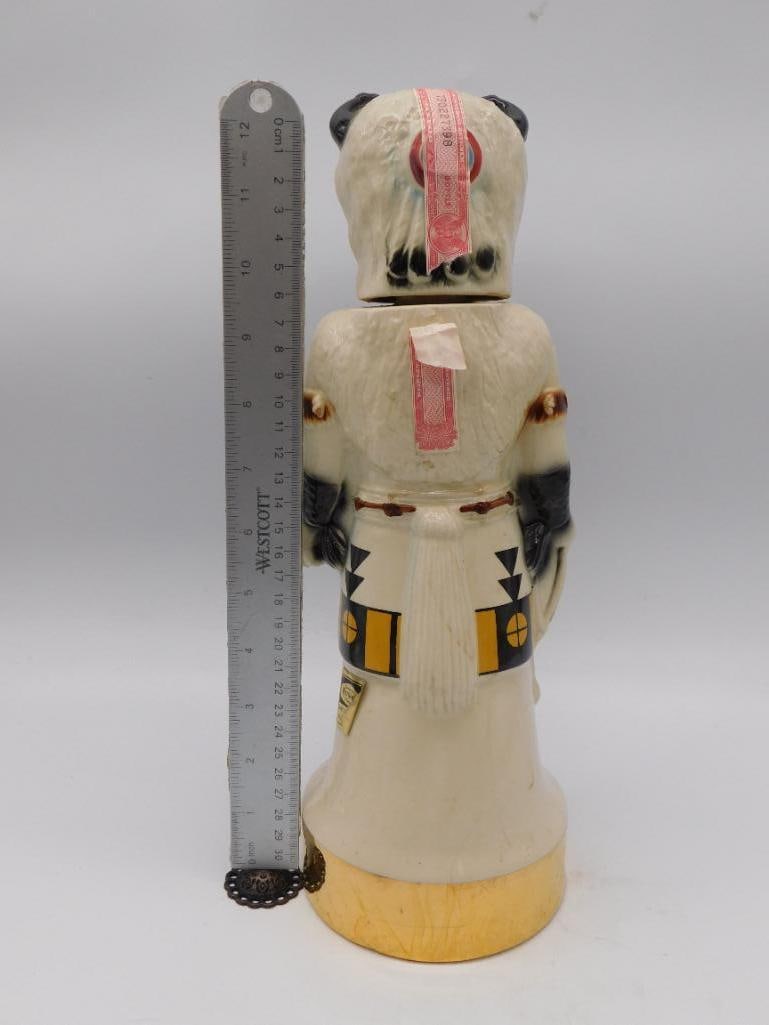 Ezra Brooks White Kachina Ceramic - 3