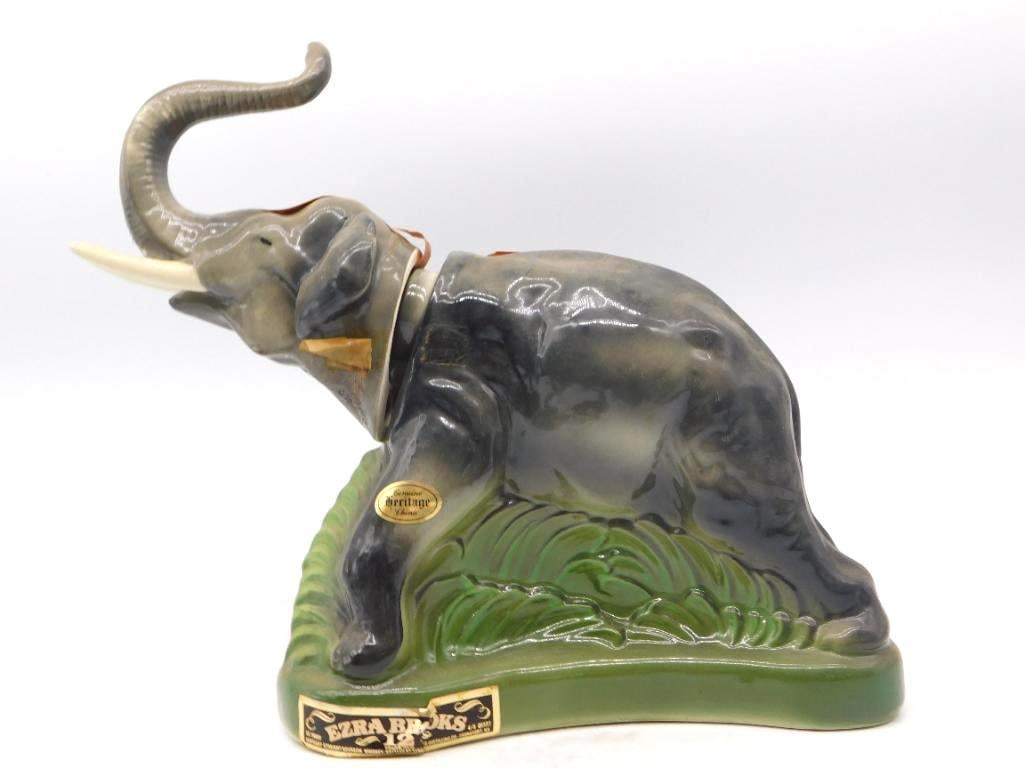 Ezra Brooks Heritage China Elephant (1 of 3)