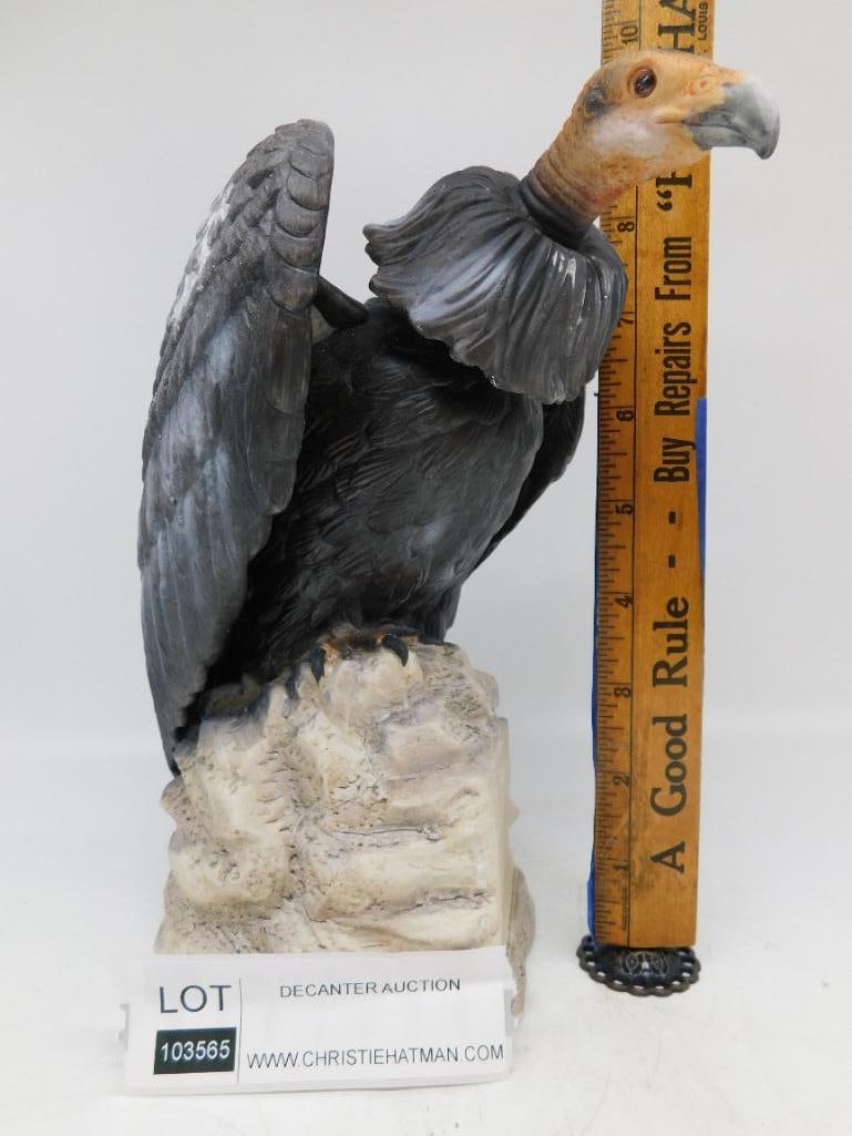 Condor Perched on Rock Ceramic Bird - 4