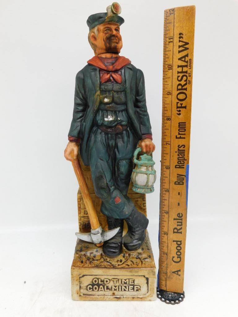 Old Time Coal Miner Decanter with Pick - 5
