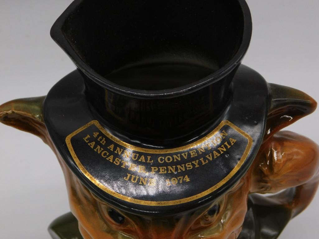 Fox Head Jug Decanter, 4th Annual - 2