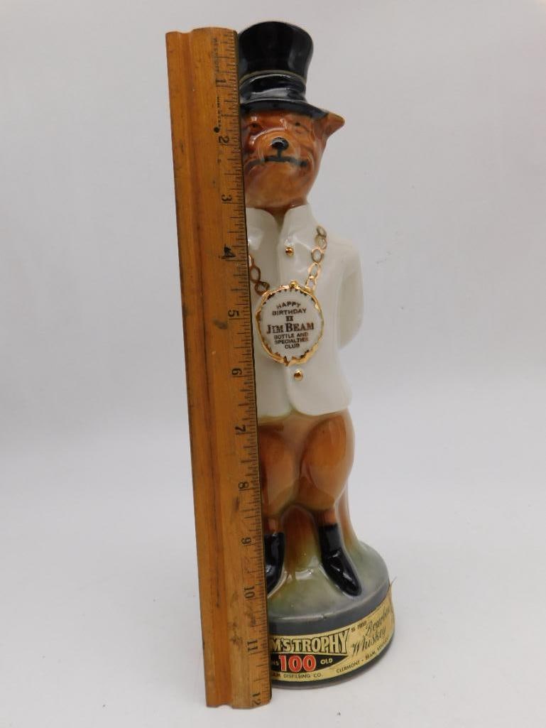 Jim Beam Beam's Trophy Fox Decanter - 4