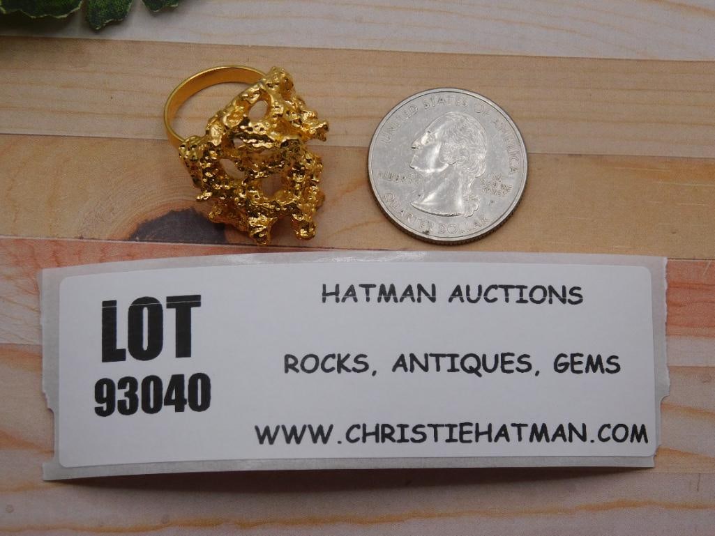 RING ROCK STONE LAPIDARY SPECIMEN - 7