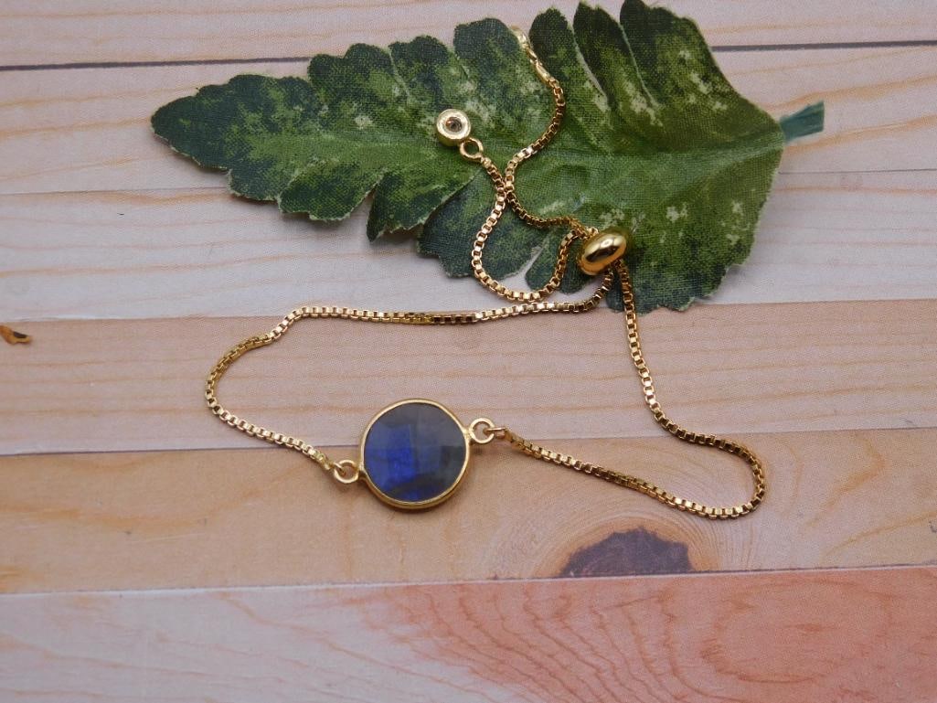 LABRADORITE ADJUSTABLE BRACELET ROCK STONE LAPIDARY SPECIMEN: LABRADORITE ADJUSTABLE BRACELET ROCK STONE LAPIDARY SPECIMEN