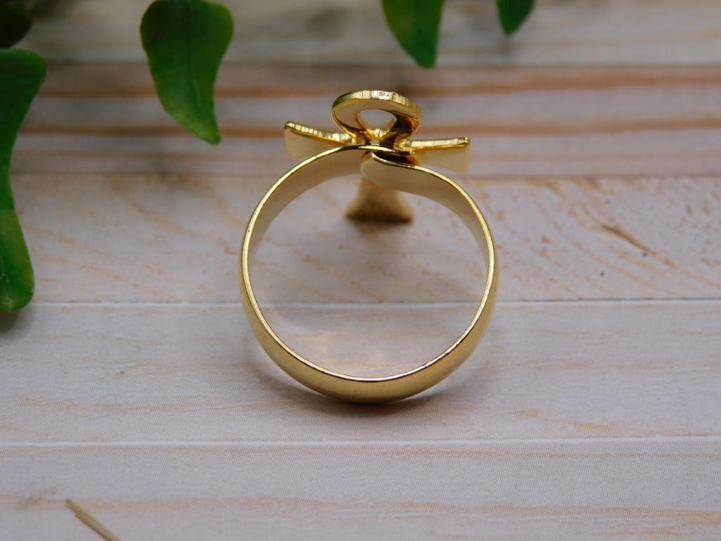 ANKH RING ROCK STONE LAPIDARY SPECIMEN - 7