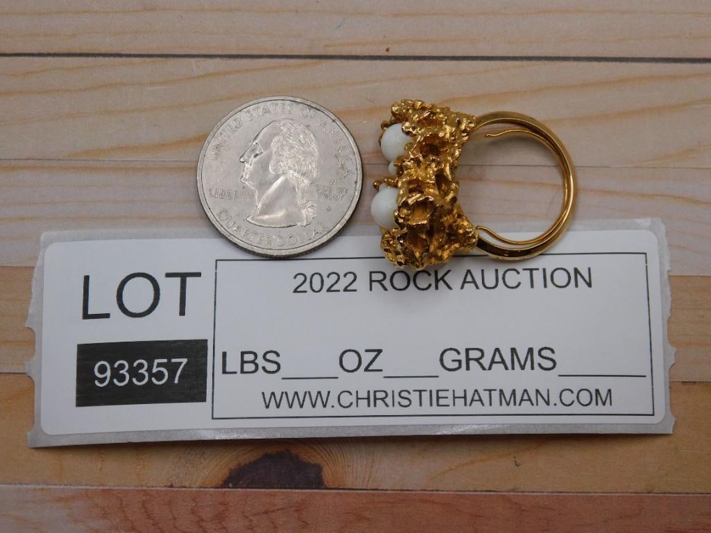 RING ROCK STONE LAPIDARY SPECIMEN - 8