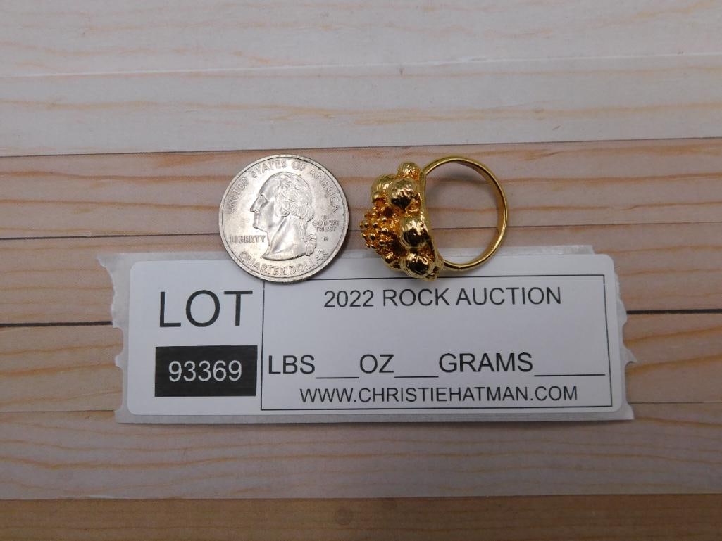 RING ROCK STONE LAPIDARY SPECIMEN - 16