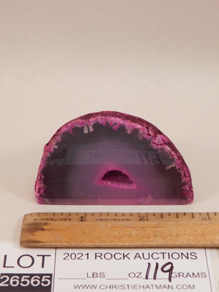 AGATE ROCK STONE LAPIDARY SPECIMEN - 4