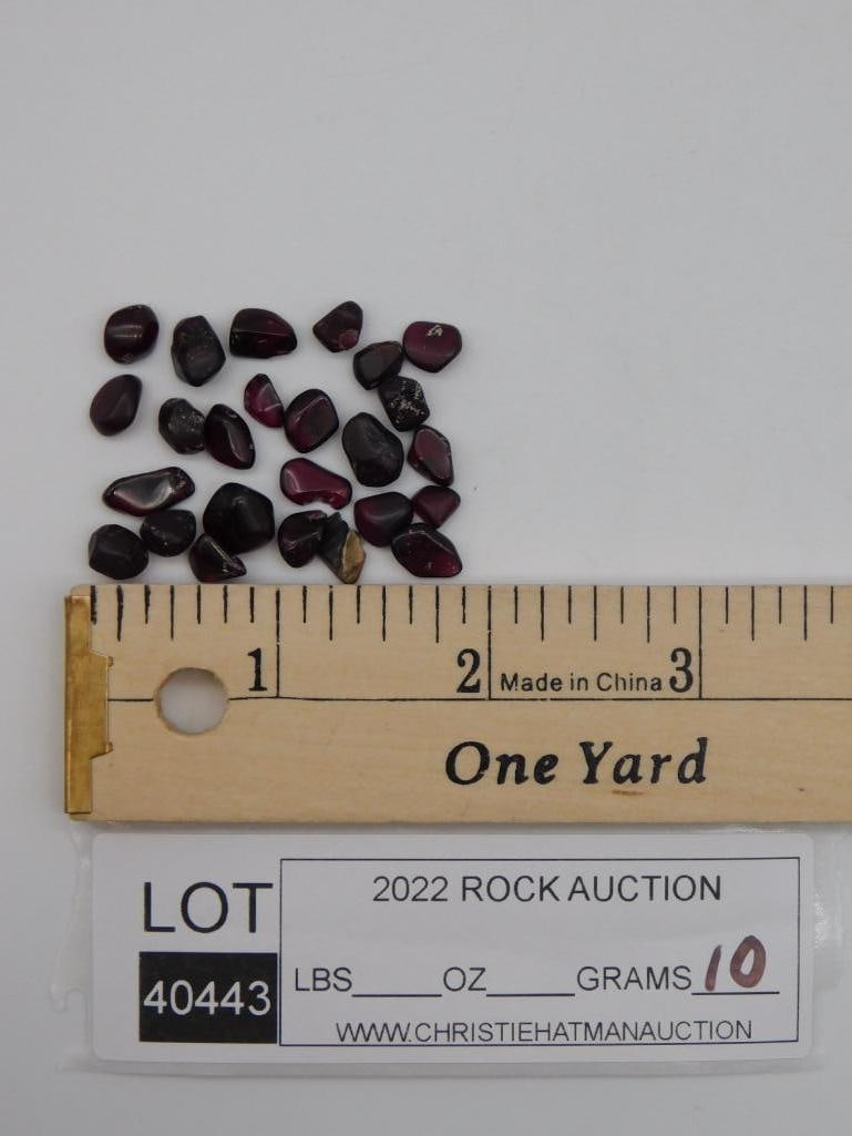 GARNET ROCK STONE LAPIDARY SPECIMEN - 4