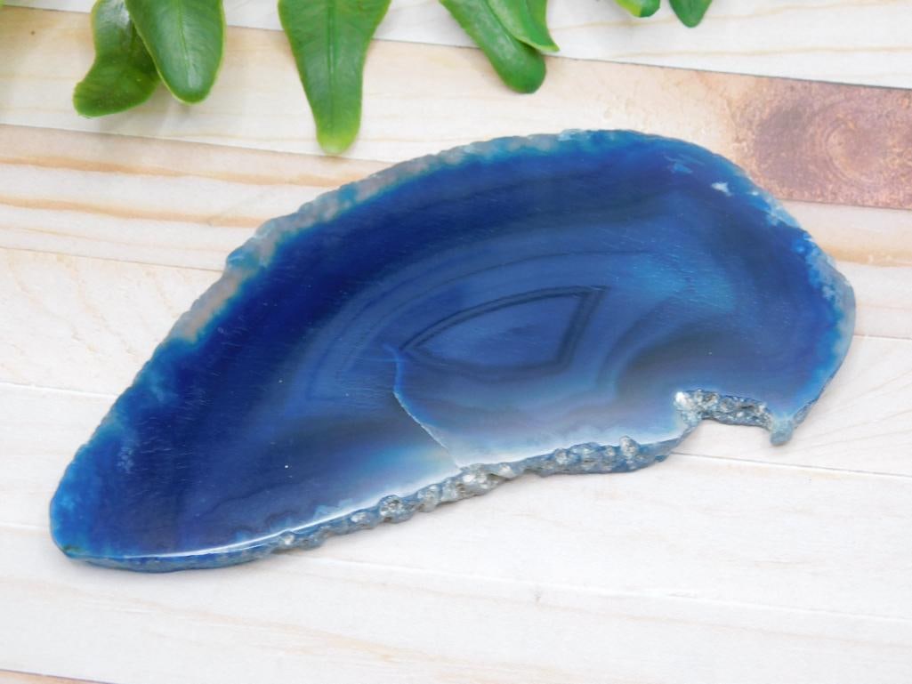 AGATE SLICE ROCK STONE LAPIDARY SPECIMEN - 5