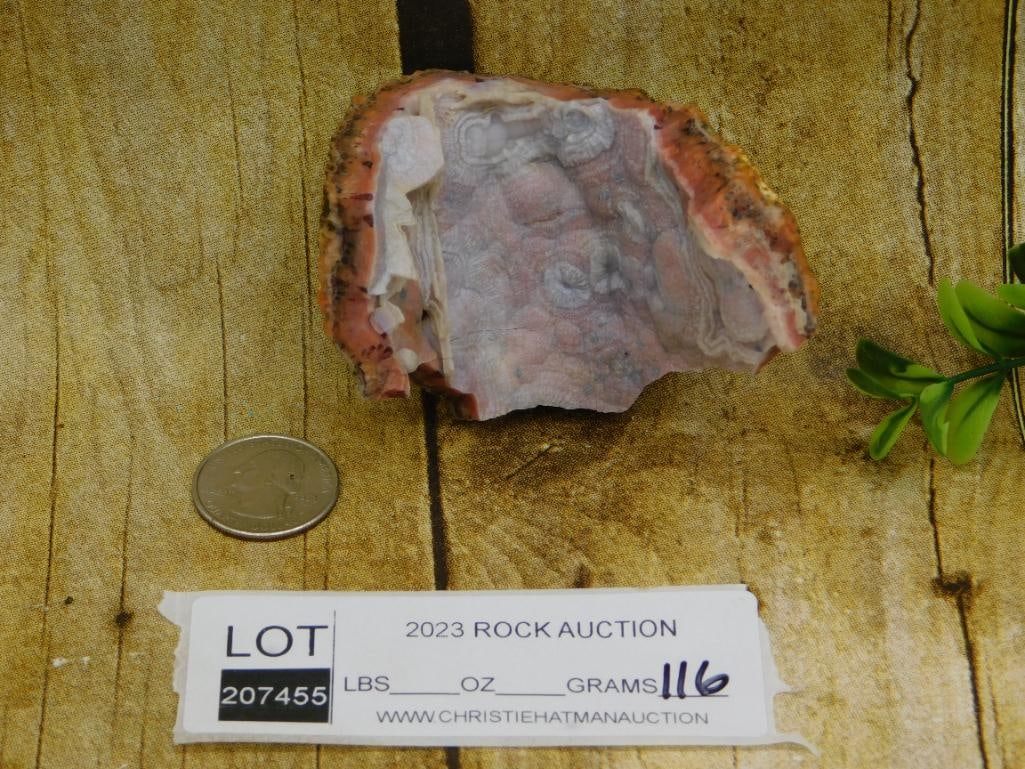 CAVE GEODE ROCK STONE LAPIDARY SPECIMEN - 4