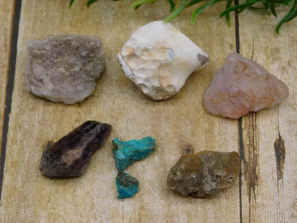 MIXED LOT ROCK STONE LAPIDARY SPECIMEN: MIXED LOT ROCK STONE LAPIDARY SPECIMEN