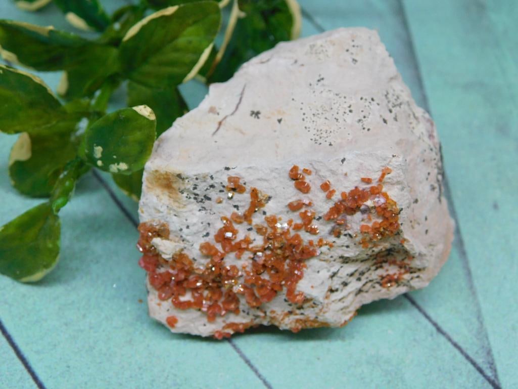 VANADINITE ROCK STONE LAPIDARY SPECIMEN: VANADINITE ROCK STONE LAPIDARY SPECIMEN