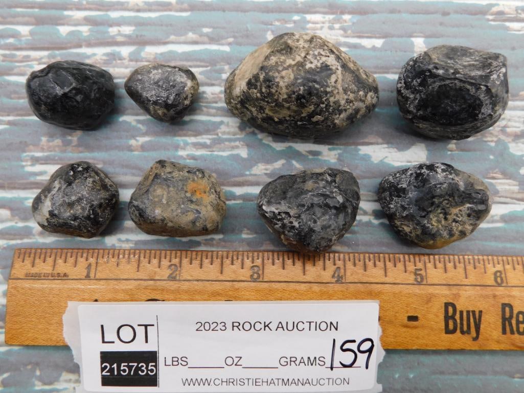 APACHE TEARS ROCK STONE LAPIDARY SPECIMEN - 4
