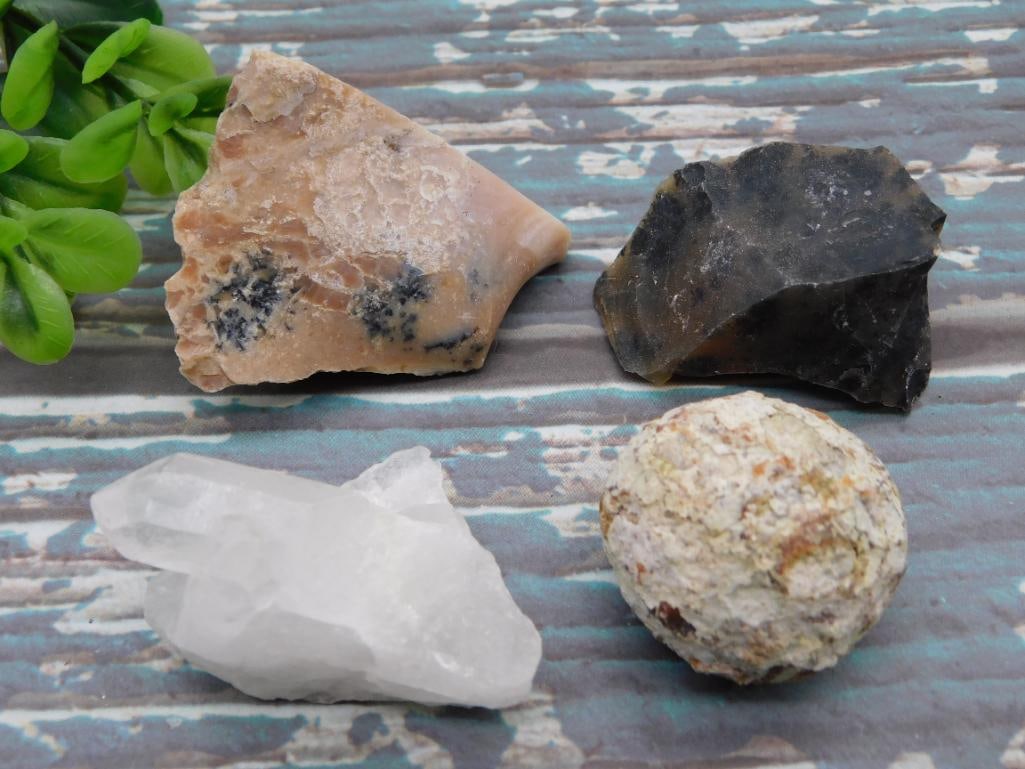 MIXED LOT ROCK STONE LAPIDARY SPECIMEN: MIXED LOT ROCK STONE LAPIDARY SPECIMEN