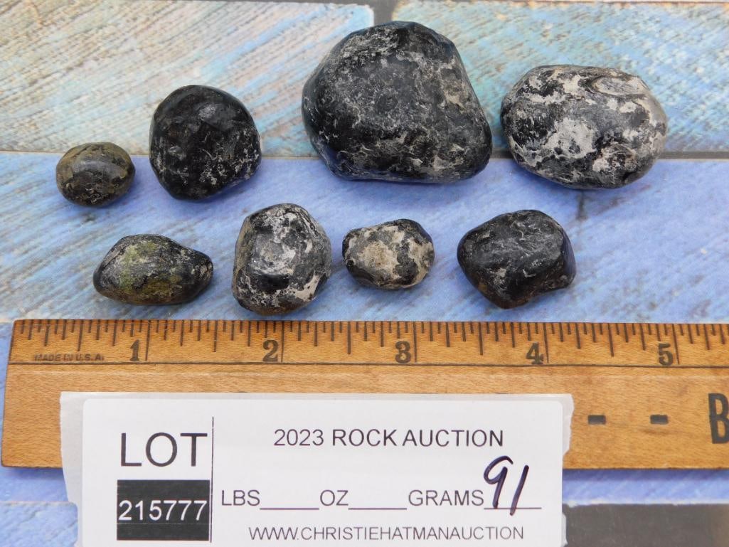 APACHE TEARS ROCK STONE LAPIDARY SPECIMEN - 4