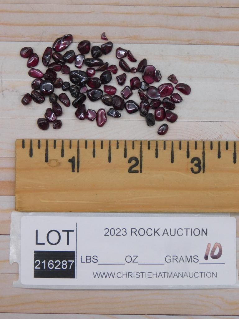 GARNET ROCK STONE LAPIDARY SPECIMEN - 2