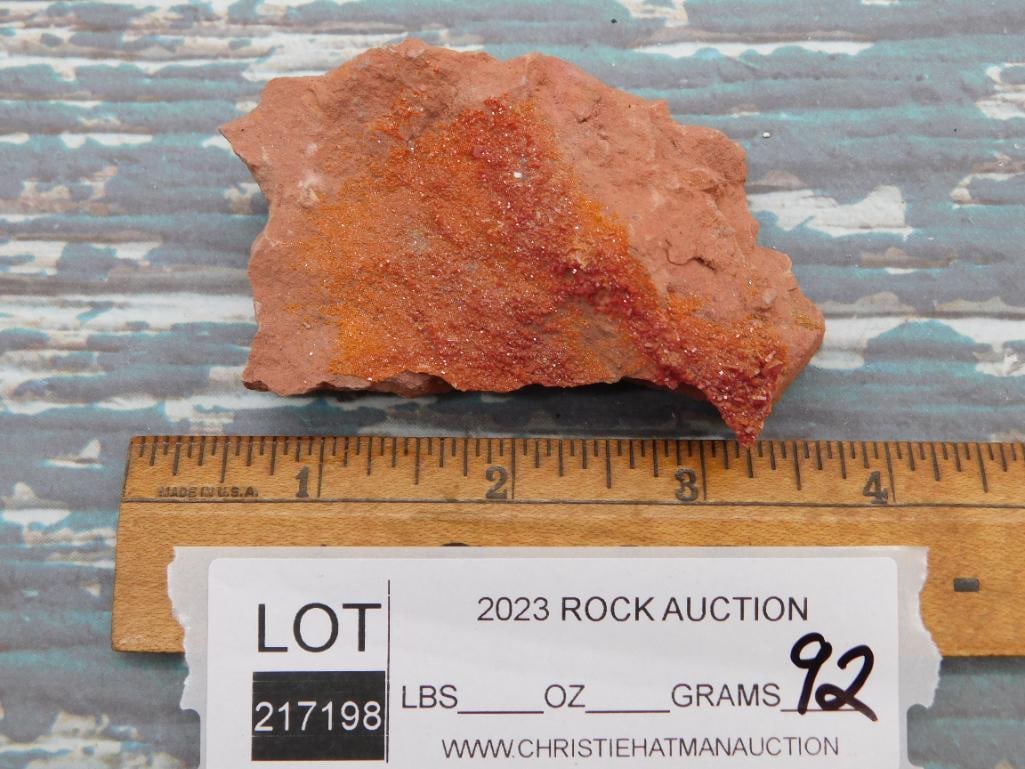 VANADINITE ROCK STONE LAPIDARY SPECIMEN - 4