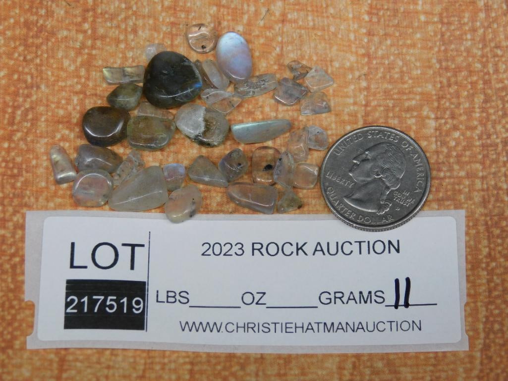 LABRADORITE ROCK STONE LAPIDARY SPECIMEN - 6