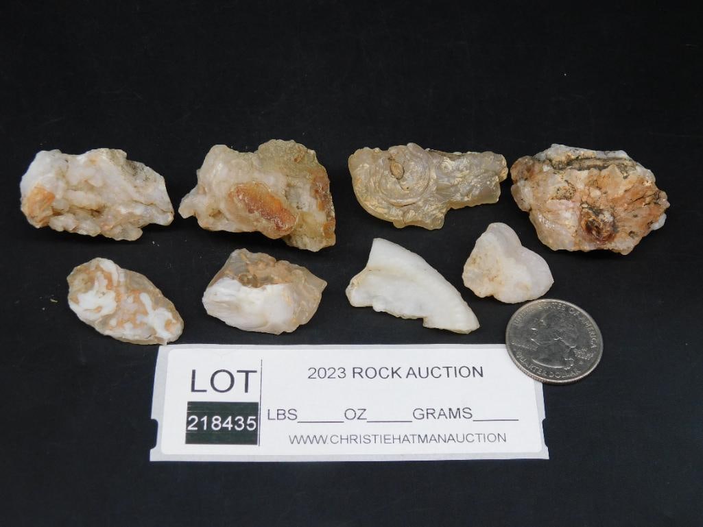 FIRE AGATE ROCK STONE LAPIDARY SPECIMEN - 6