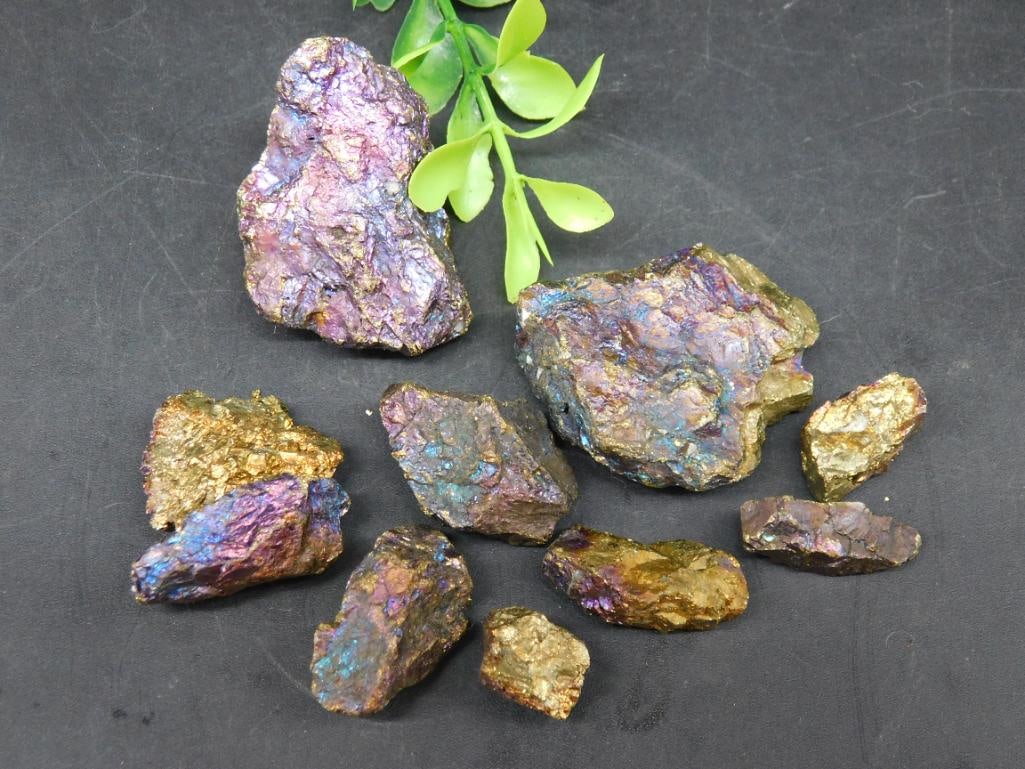 PEACOCK ORE ROCK STONE LAPIDARY SPECIMEN: PEACOCK ORE ROCK STONE LAPIDARY SPECIMEN