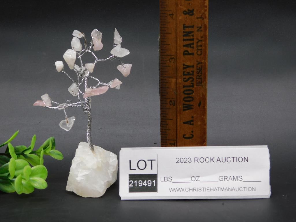 STONE TREE ROCK STONE LAPIDARY SPECIMEN - 4
