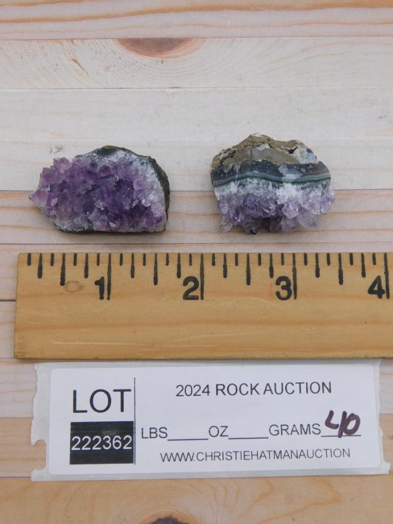 AMETHYST ROCK STONE LAPIDARY SPECIMEN - 2