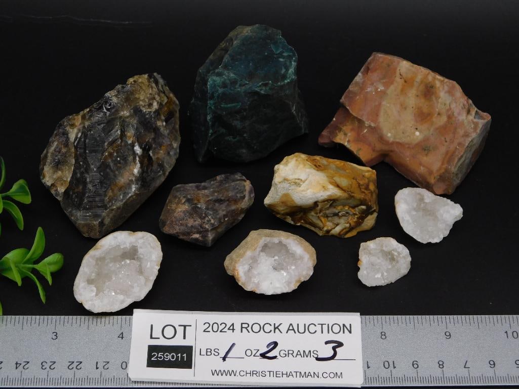 MIXED ROUGH ROCK LOT - 6