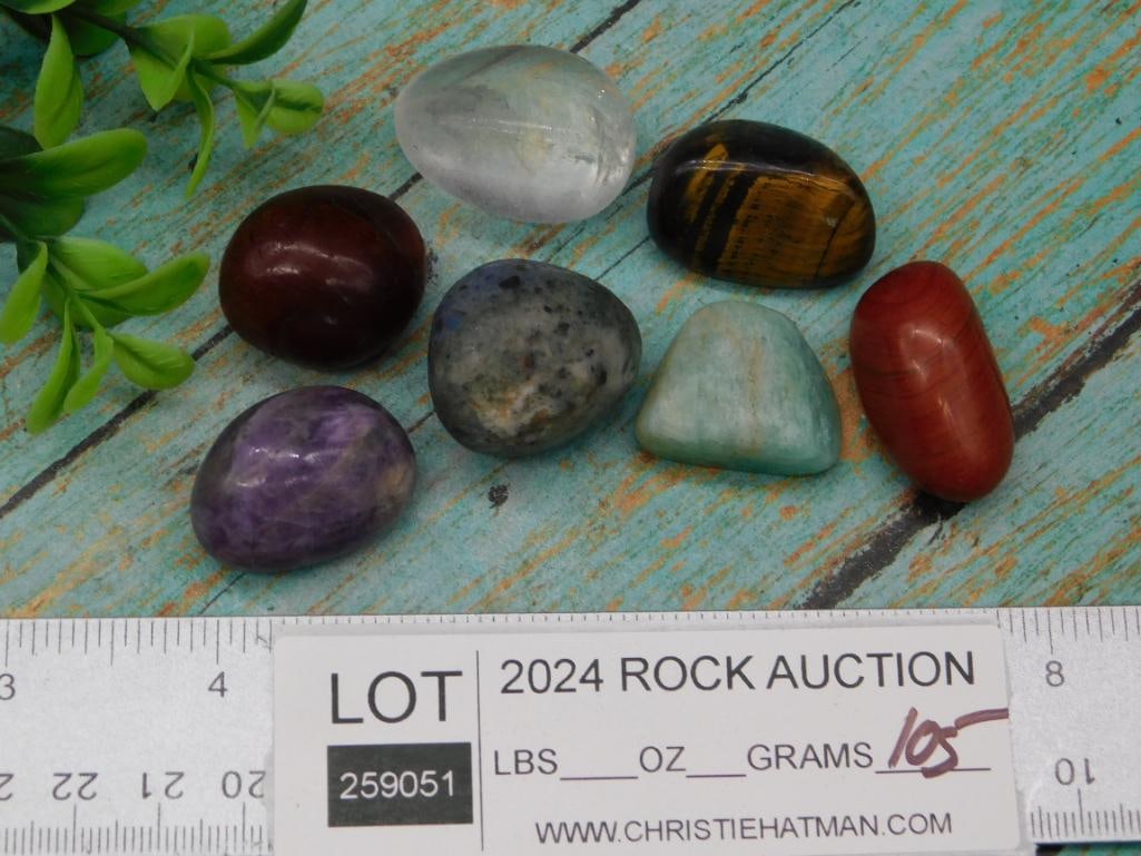 MIXED TUMBLED STONES - 4