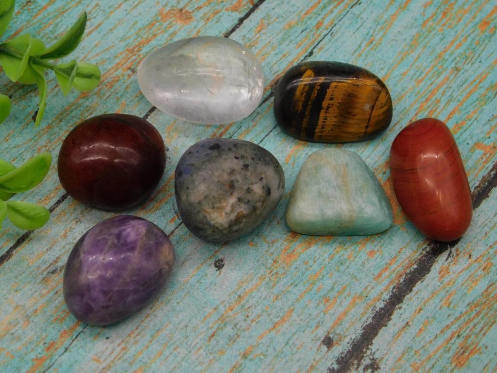 MIXED TUMBLED STONES - 5