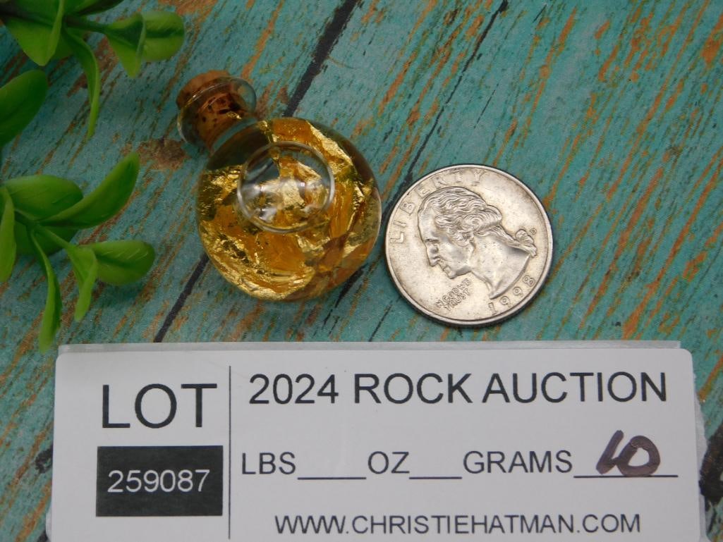 GOLD FLAKES IN BOTTLE - 6