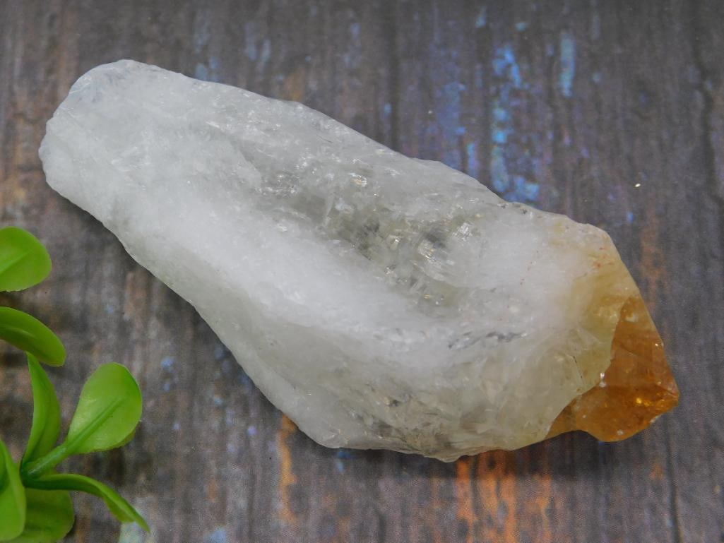 CITRINE ROCK STONE LAPIDARY SPECIMEN: Citrine Rock Stone Lapidary Specimen. See photos for exact size and condition.