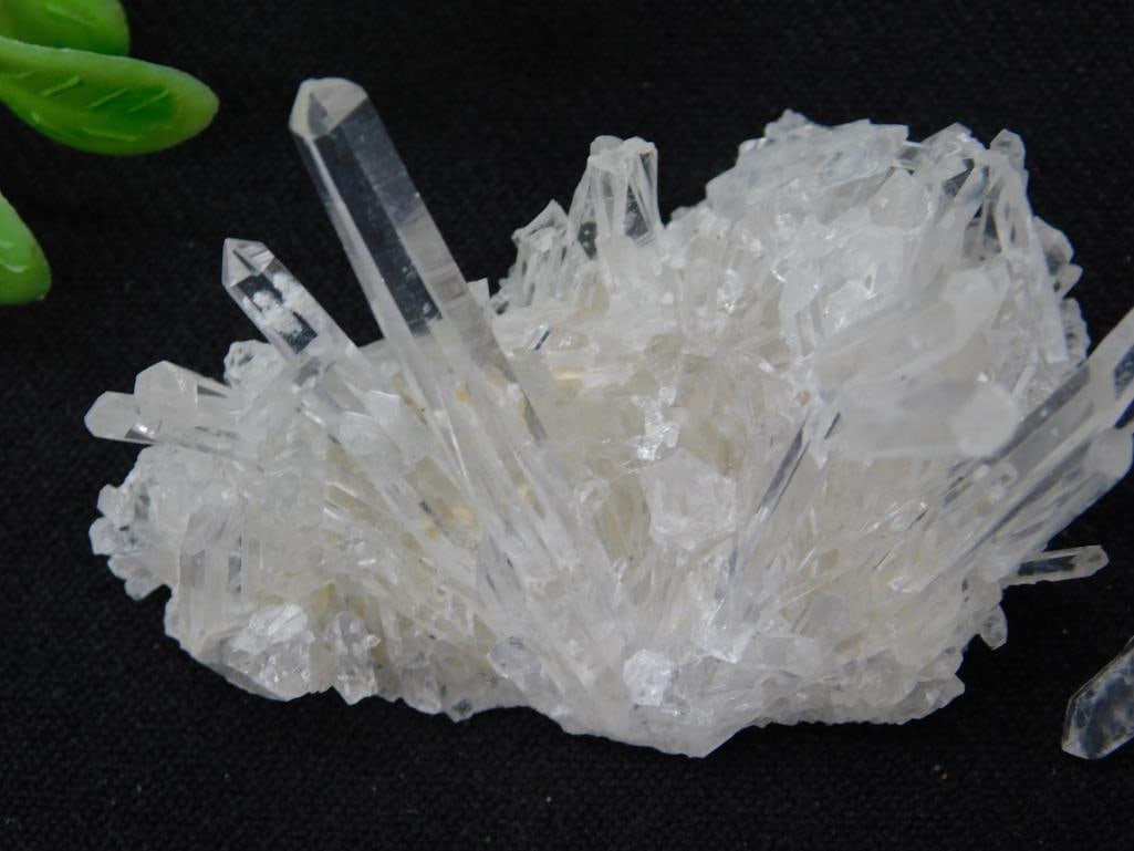 Two Clear Quartz Crystal Clusters - 2