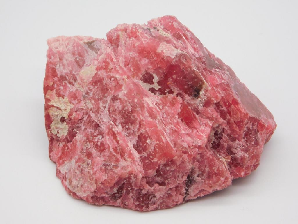 GEM RHODONITE 1025 CARATS ROCK STONE LAPIDARY SPECIMEN: GEM RHODONITE 1025 CARATS ROCK STONE LAPIDARY SPECIMEN