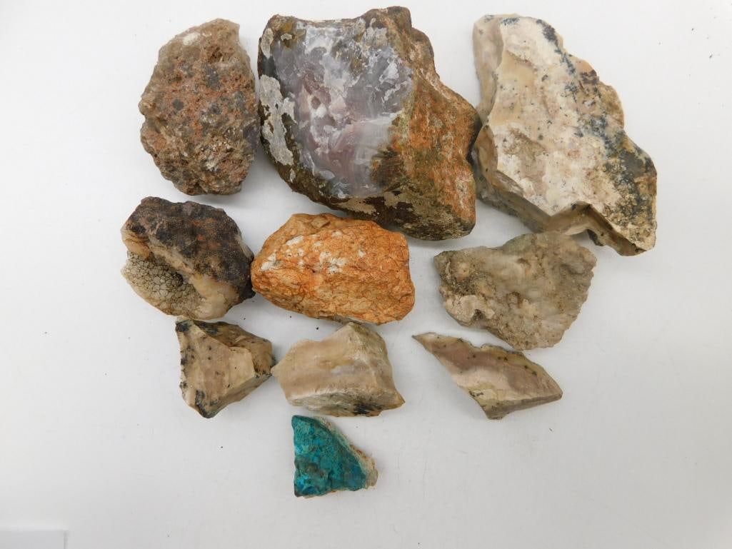 1 POUND MIXED STONE LOT ROCK STONE LAPIDARY SPECIMEN: 1 Pound Mixed Stone Lot Rock Stone Lapidary Specimen. See photos for exact size and condition.