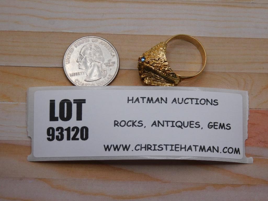 RING ROCK STONE LAPIDARY SPECIMEN - 4
