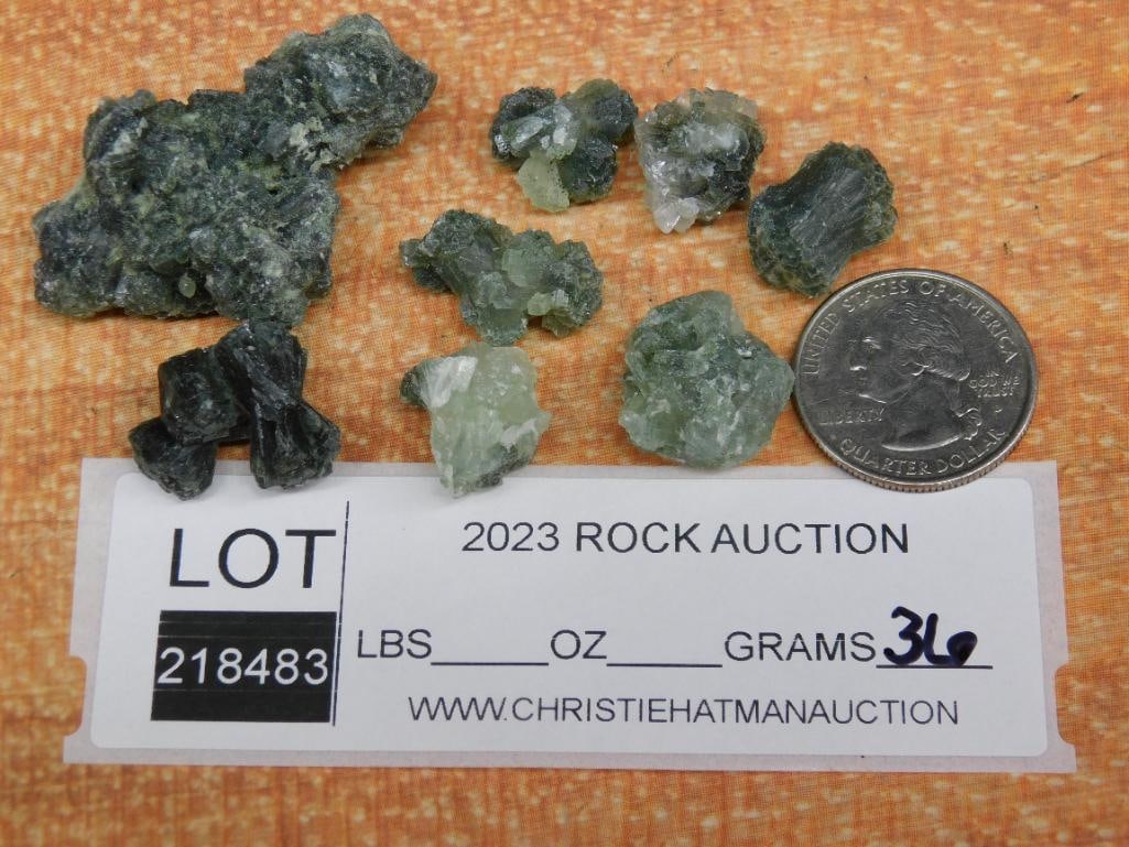 PREHNITE ROCK STONE LAPIDARY SPECIMEN - 4