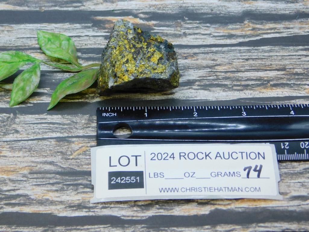 PYRITE ROCK STONE LAPIDARY SPECIMEN - 2
