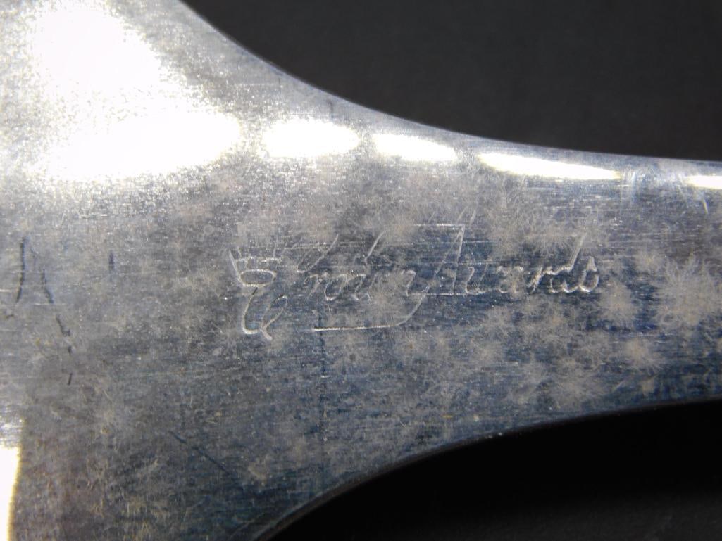 ANTLER HANDLED UTENSILS VINTAGE ANTIQUE - 11