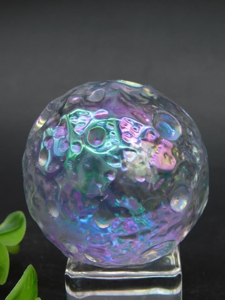 Iridescent Glass Orb: Iridescent Glass Orb