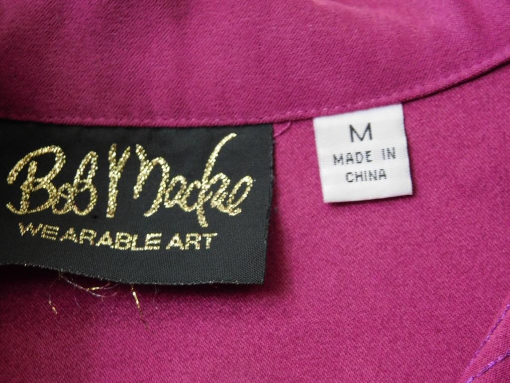 Bob Mackie Wearable Art Women?s Jacket Medium: Bob Mackie Wearable Art Women?s Jacket Medium