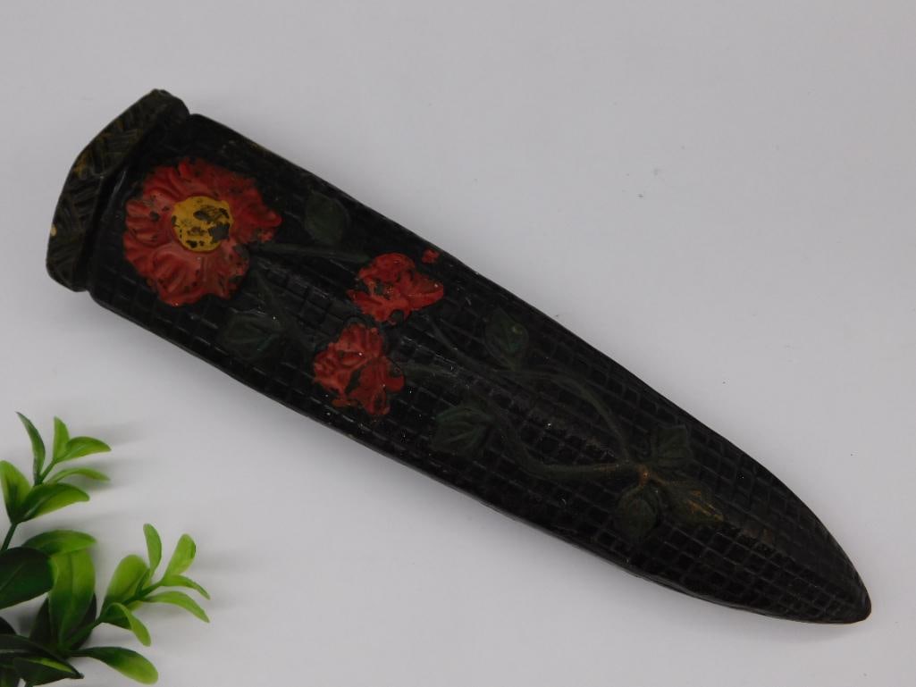 JAPAN WALL POCKET VINTAGE ANTIQUE: Japan Wall Pocket Vintage Antique. See photos for exact size and condition.