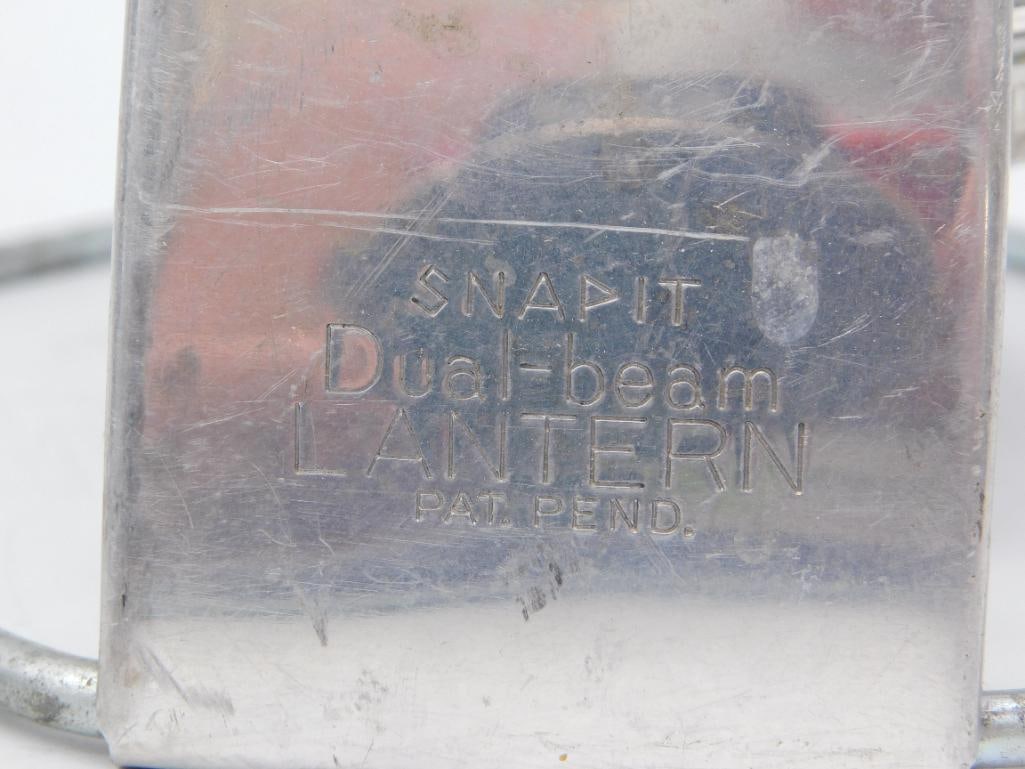 Vintage Snapit Dual-Beam Lantern Flashlight - 2