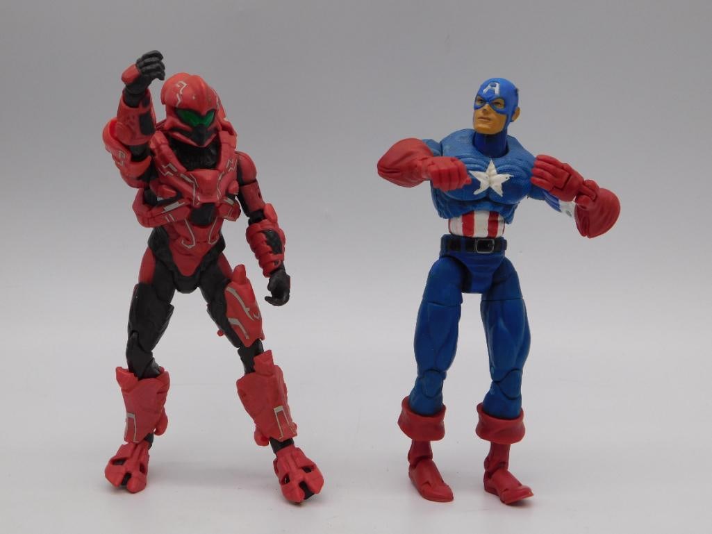 Marvel Legends Captain America and Sci-Fi Armor Action Figures, Pair (1 of 8)