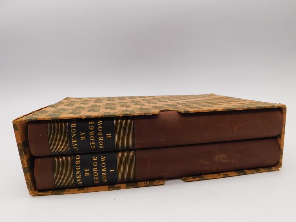 Book - Lavengro by George Borrow, Limited Editions Club, 2 Volumes (1 of 4)