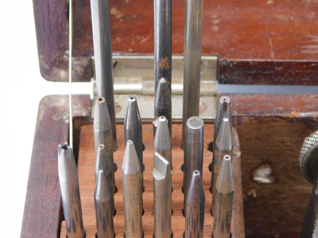 Tool: Antique Moseley Watchmaker's Chest with Bits - 3