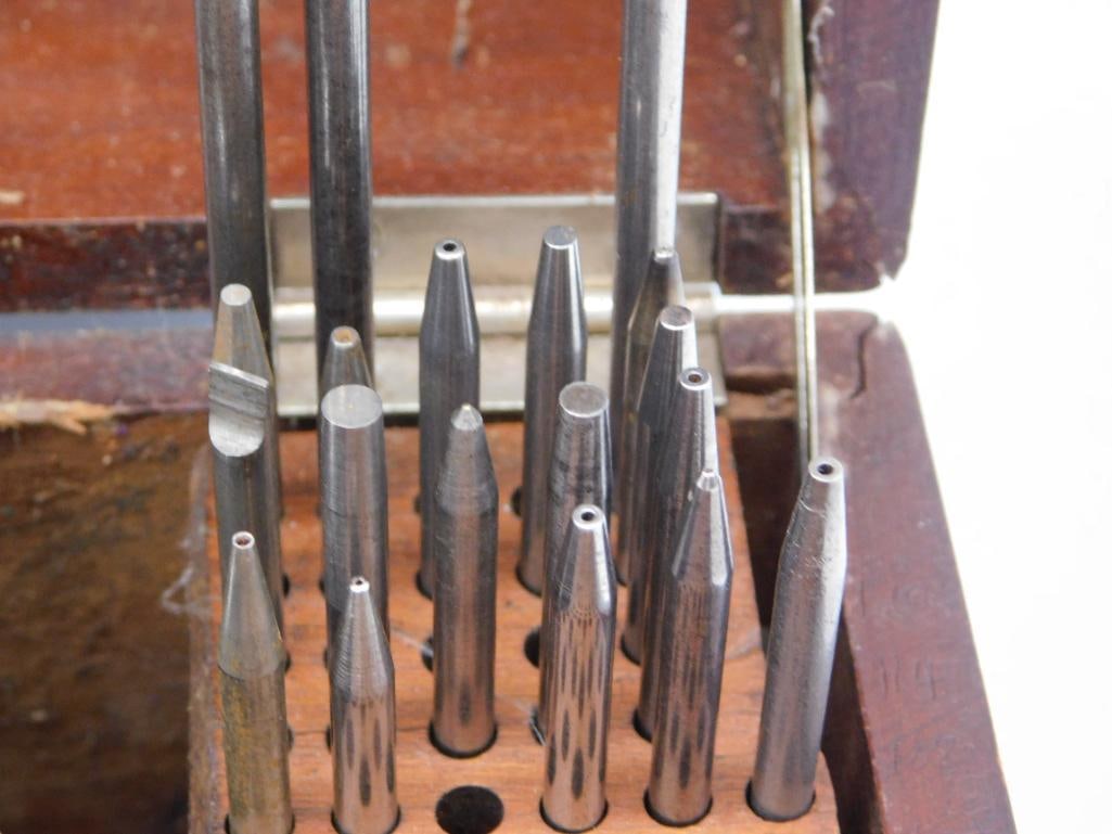 Tool: Antique Moseley Watchmaker's Chest with Bits - 4